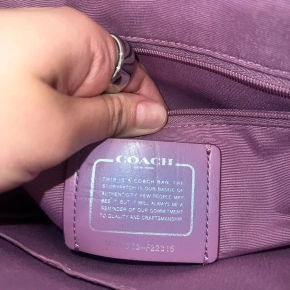 Coach Pink Bag - Picture 9 of 16